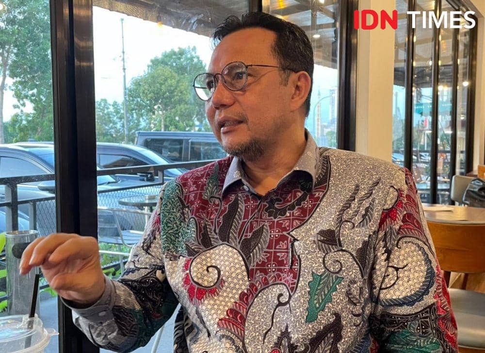 Calon legislatif DPD RI dapil Kepri incumbent, Ria Saptarika (IDN Times/Putra Gema Pamungkas)