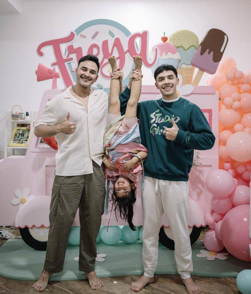 potret perayaan ultah ke-5 Freya anak Dwi Handa (instagram.com/marcoivanos12)