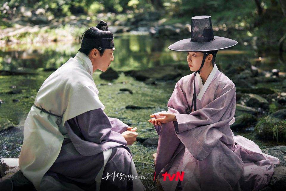 cuplikan Jo Jung Suk dan Shin Se Kyung di drakor Captivating the King (dok. tvN/세작, 매혹된 자들)