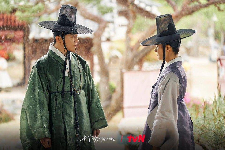 cuplikan Jo Jung Suk dan Shin Se Kyung di drakor Captivating the King (dok. tvN/세작, 매혹된 자들)