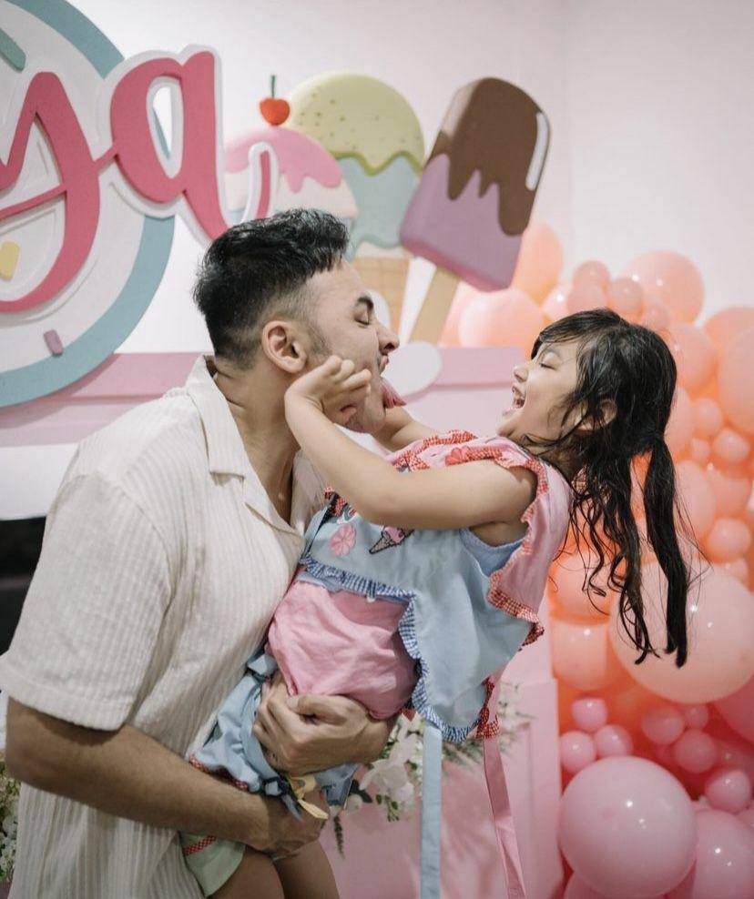 potret perayaan ultah ke-5 Freya anak Dwi Handa (instagram.com/marcoivanos12)