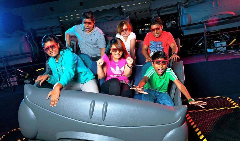 Rollercoaster 4D di Sentosa 4D AdventureLand Singapore (dok. Sentosa Fun Pass)
