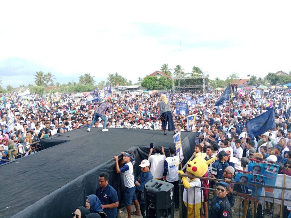 Kampanye di Lombok, Surya Paloh Ajak Simpatisan Coblos Anies-Muhaimin