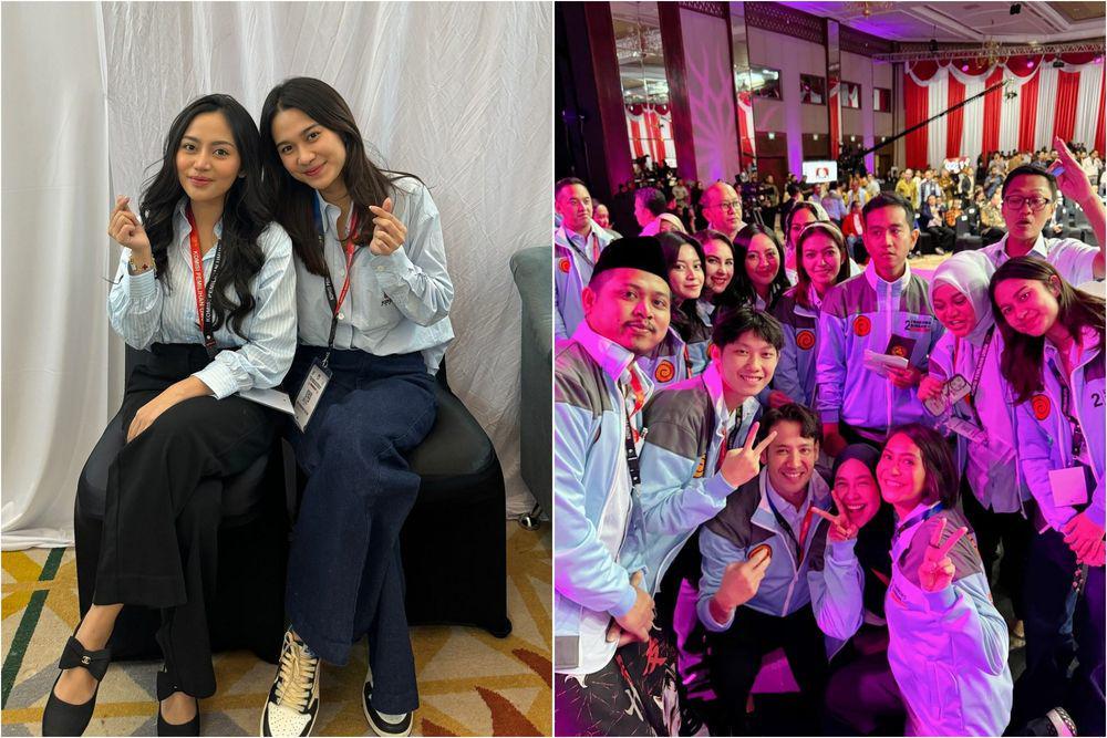 8 Potret Rachel Vennya Nonton Debat Cawapres Ke-3, Kali Pertama!