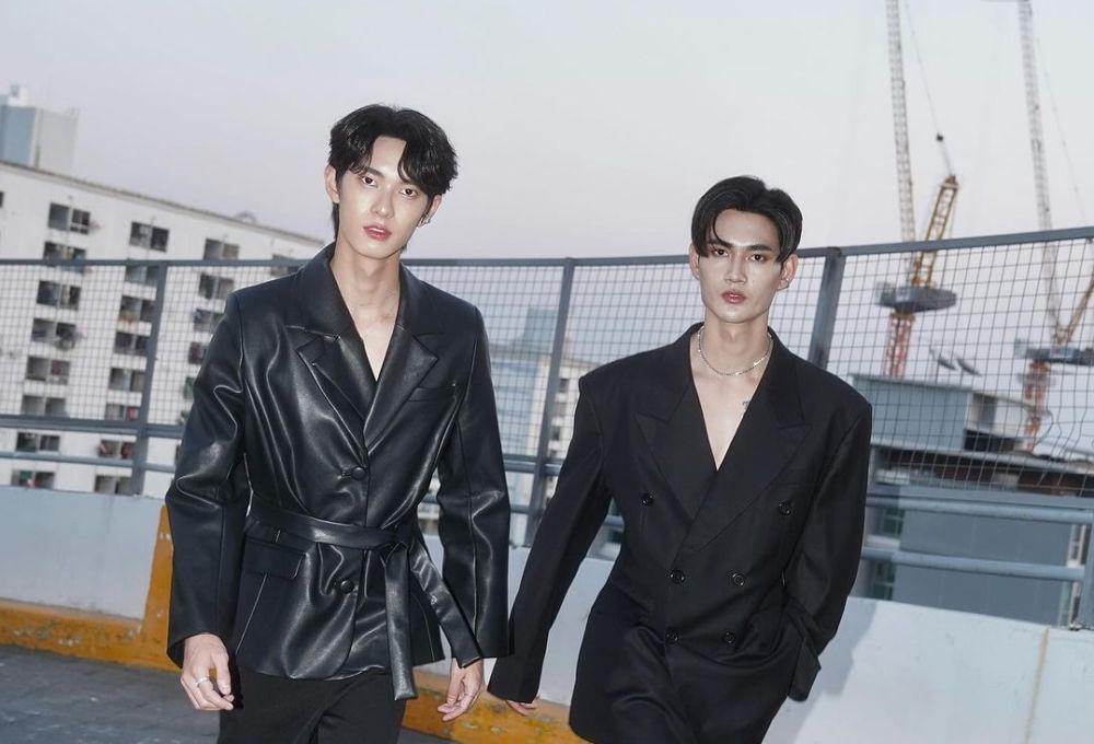 9 Potret Pavel Naret dan Pooh Krittin, Couple dalam Drama Pit Babe