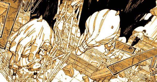 Yuta dan Rika menyerang Sukuna ( Dok. Shueisha / Jujutsu Kaisen )