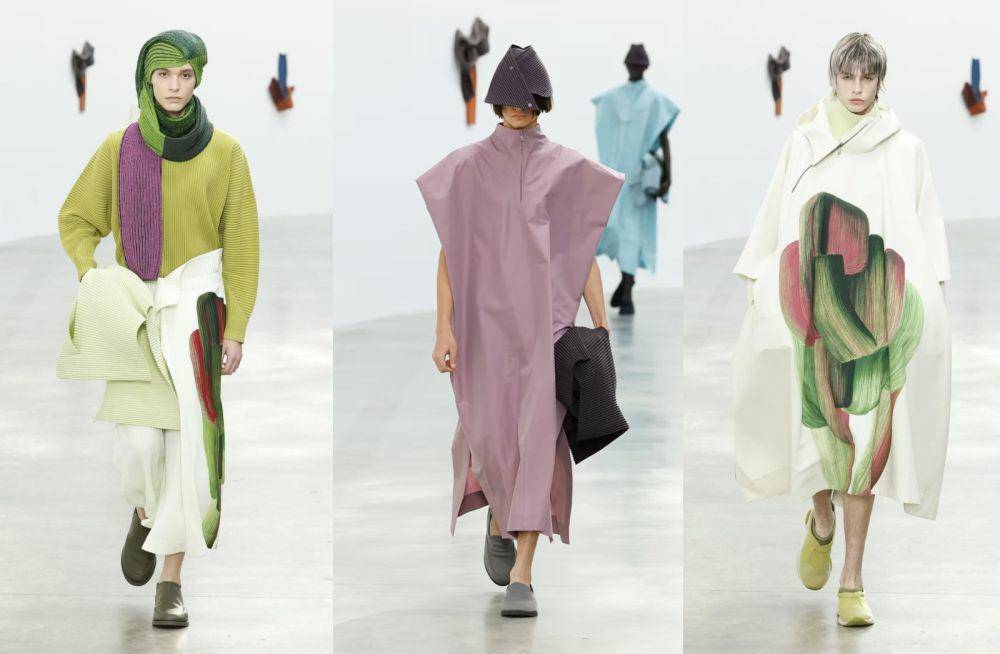 Homme Plissé Issey Miyake A/W '24 di Paris Fashion Week 2024 (dok. Issey Miyake)