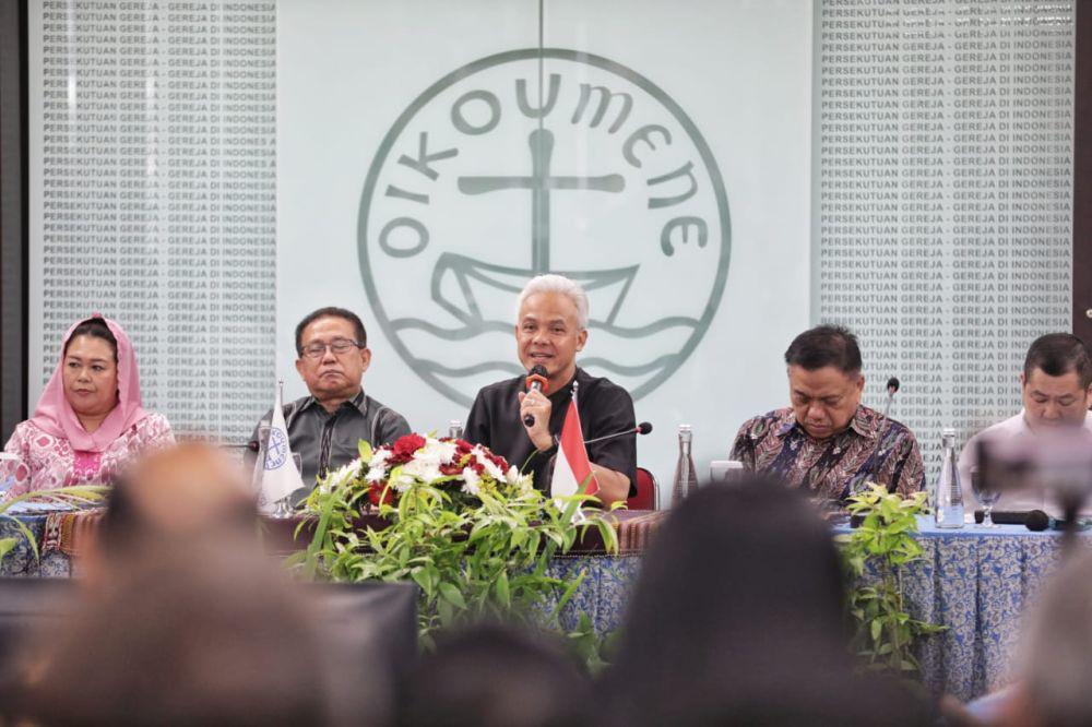 Ketum PGI: Dukungan Lingkungan Gereja ke Ganjar Pranowo Cukup Luas