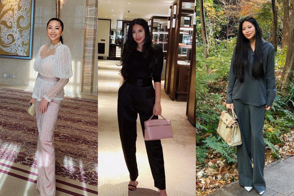 9 Ide Gaya Janetira, Kakak Ipar Anisha Rosnah yang Stylish