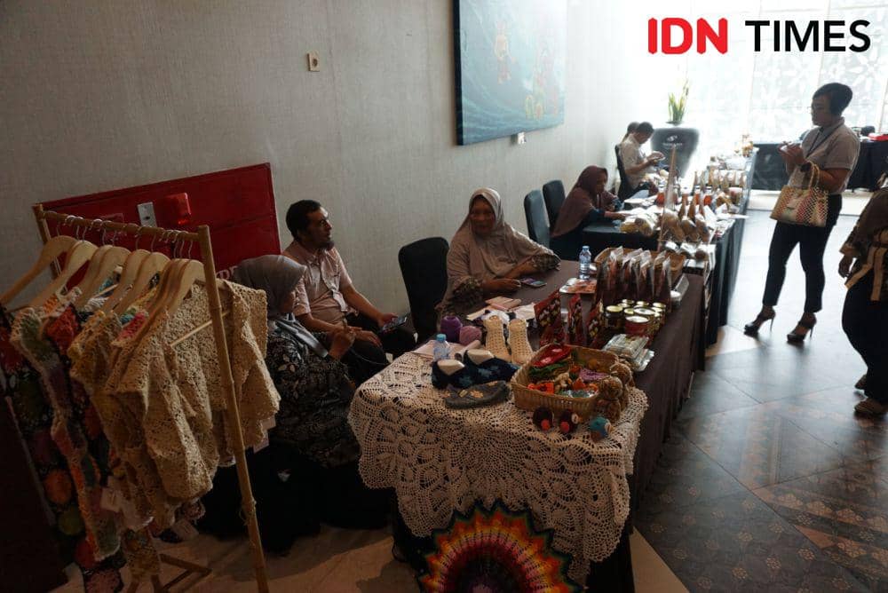 Jogja Business Matching (JBM) 2024 di Grand Ballroom Sahid Raya Hotel Yogyakarta, Selasa (23/1/2024). (IDN Times/Herlambang Jati Kusumo)