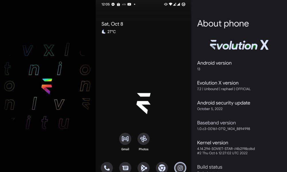 tampilan custom ROM Evolution X (sourceforge.net)