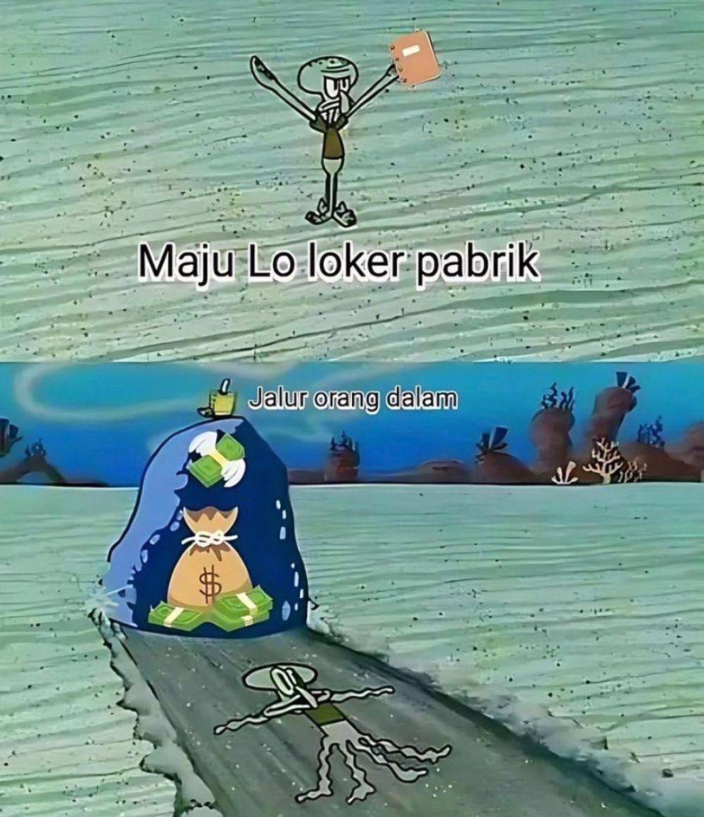 meme Squidward (instagram.com/memespongebob.id)