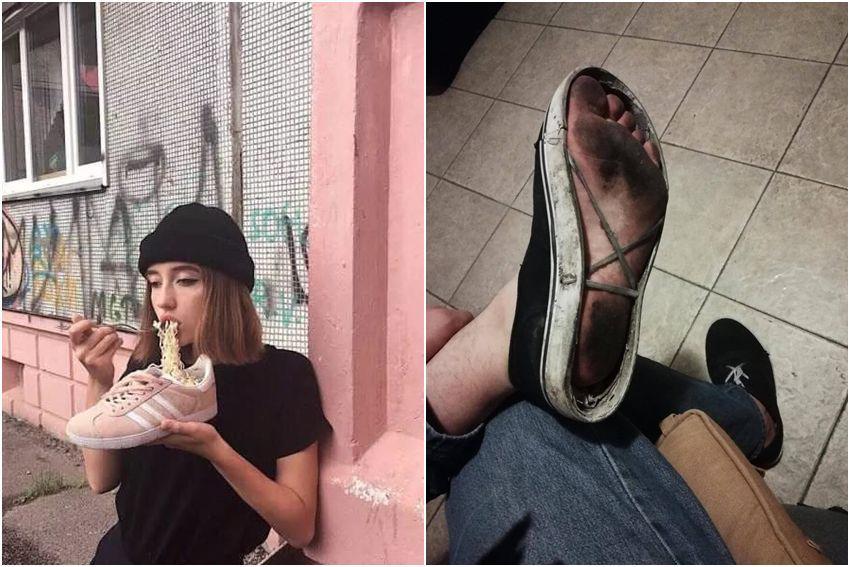 10 Foto Random dan Kocak Soal Sepatu, yang Benar Aja?