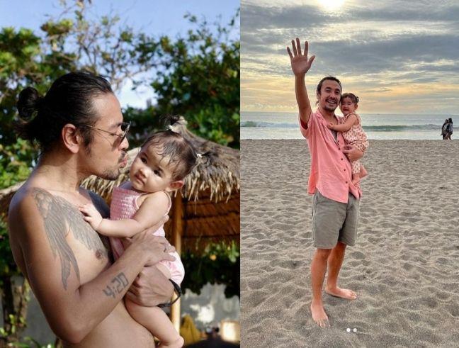 7 Potret Telaten Ello saat Momong Buah Hati, Ayah Idaman Banget!