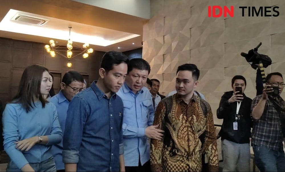 Gibran Rakabuming Raka bertemu dengan Bos PT Sritex di Sukoharjo. (IDN Times/Larasati Rey)