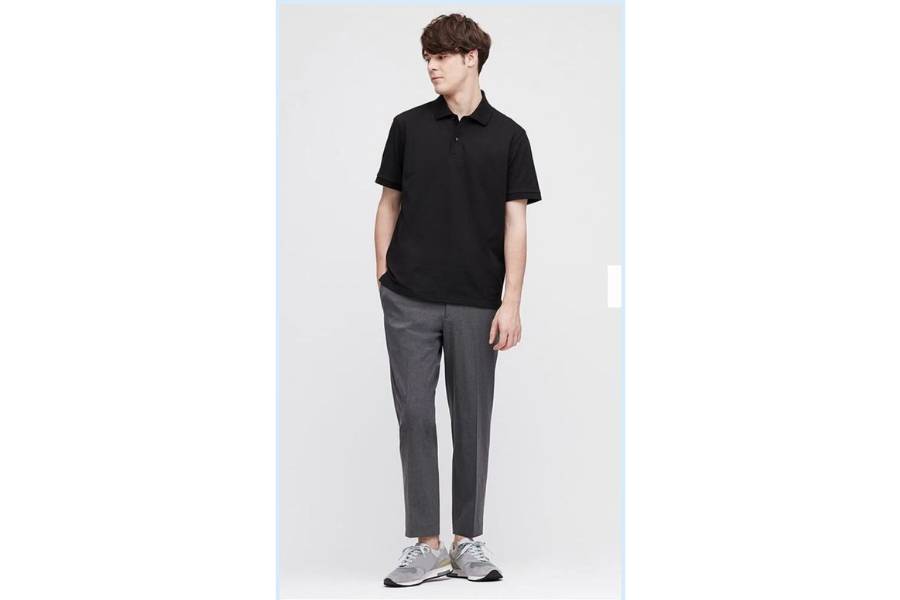 Outfit pria hitam dan abu-abu (pinterest.com)