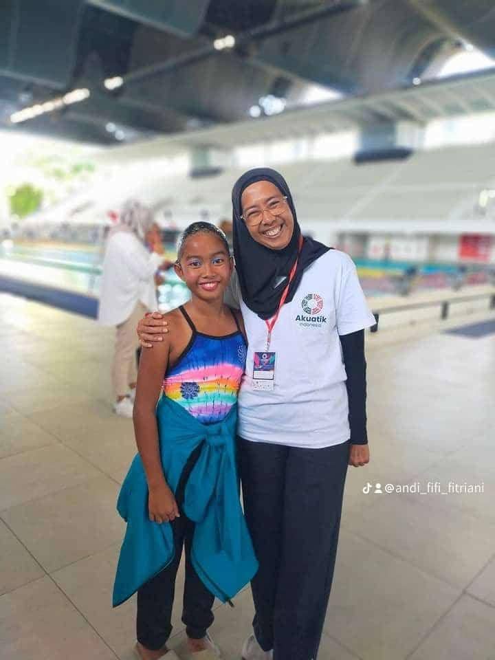 Syakira Aftani Arsyad, seorang siswi SMP Negeri 021 PPU, Senin (22/1/2024). Foto istimewa