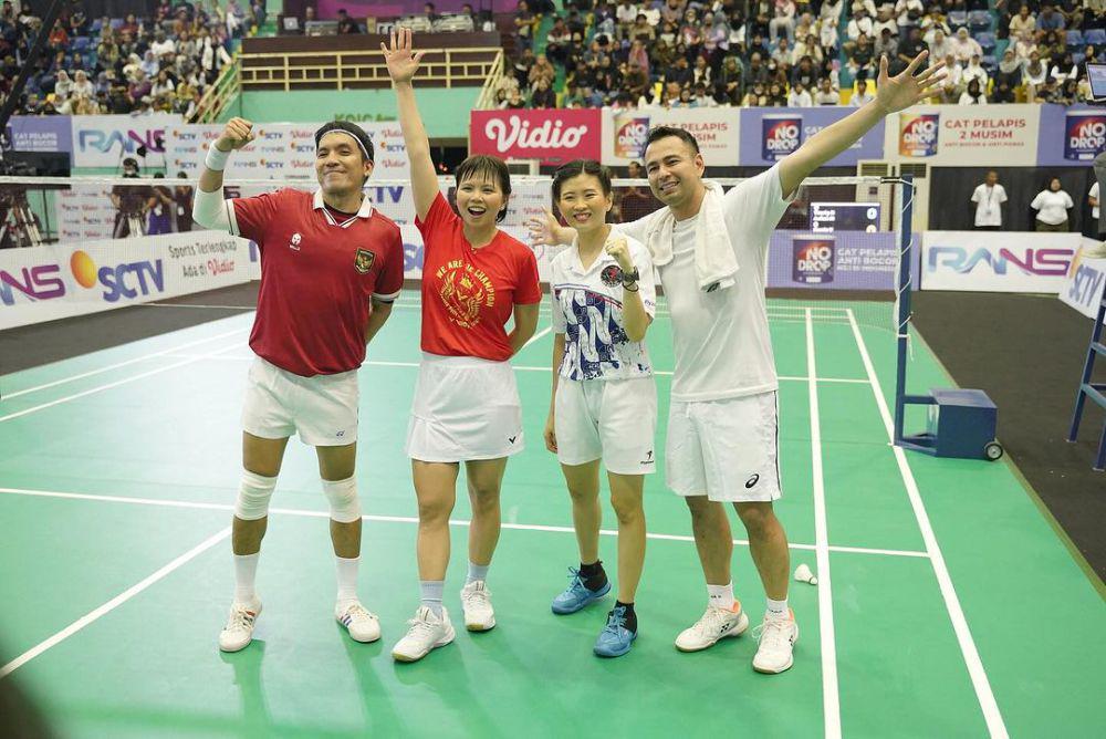 7 Momen Pertandingan Bulu Tangkis Raffi-Debby vs. Desta-Greysia, Seru!