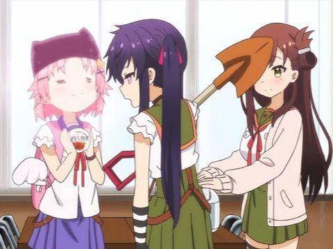 Cuplikan Anime Gakkougurashi (dok. Lerche/Gakkougurashi!)