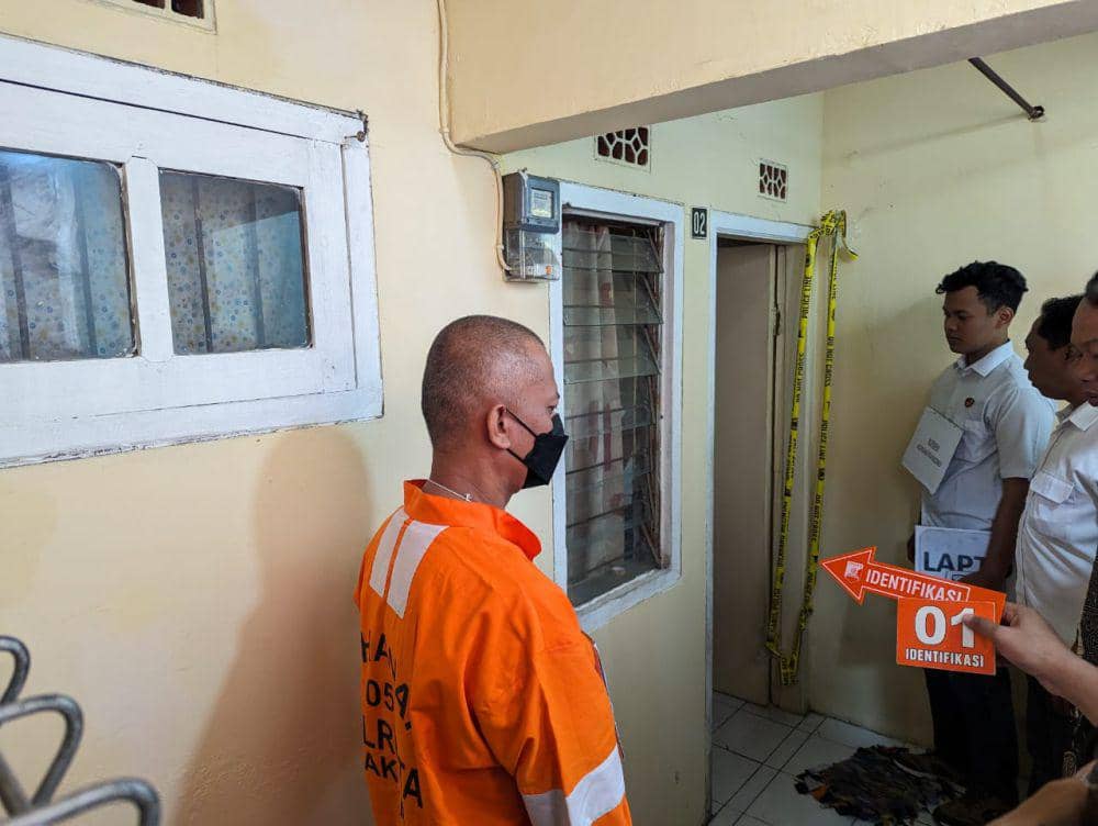 Proses rekonstruksi tukang pijat mutilasi di Malang. (IDN Times/Rizal Adhi Pratama)