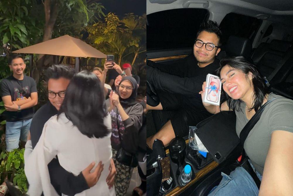7 Potret Ochi Rosdiana Dapat Kejutan Ulang Tahun dari Pacar Baru