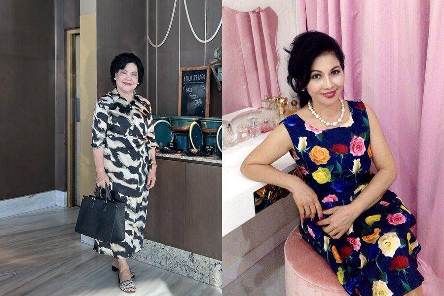 Ibu Harvey Moeis dan Ibu Sandra Dewi (instagram.com/irmamoeis | instagram.com/catharinaerliani)