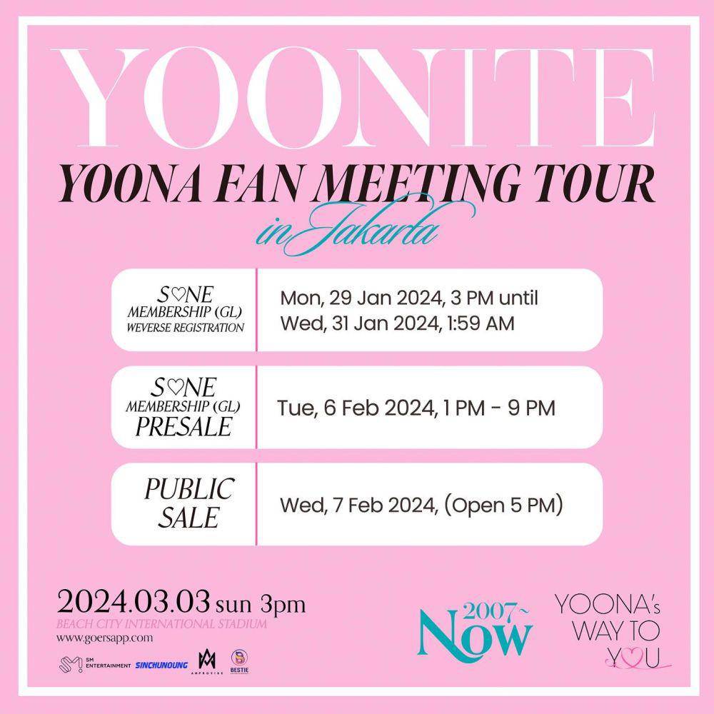 poster fan meeting Yoona SNSD (instagram.com/bestie_ent.id)