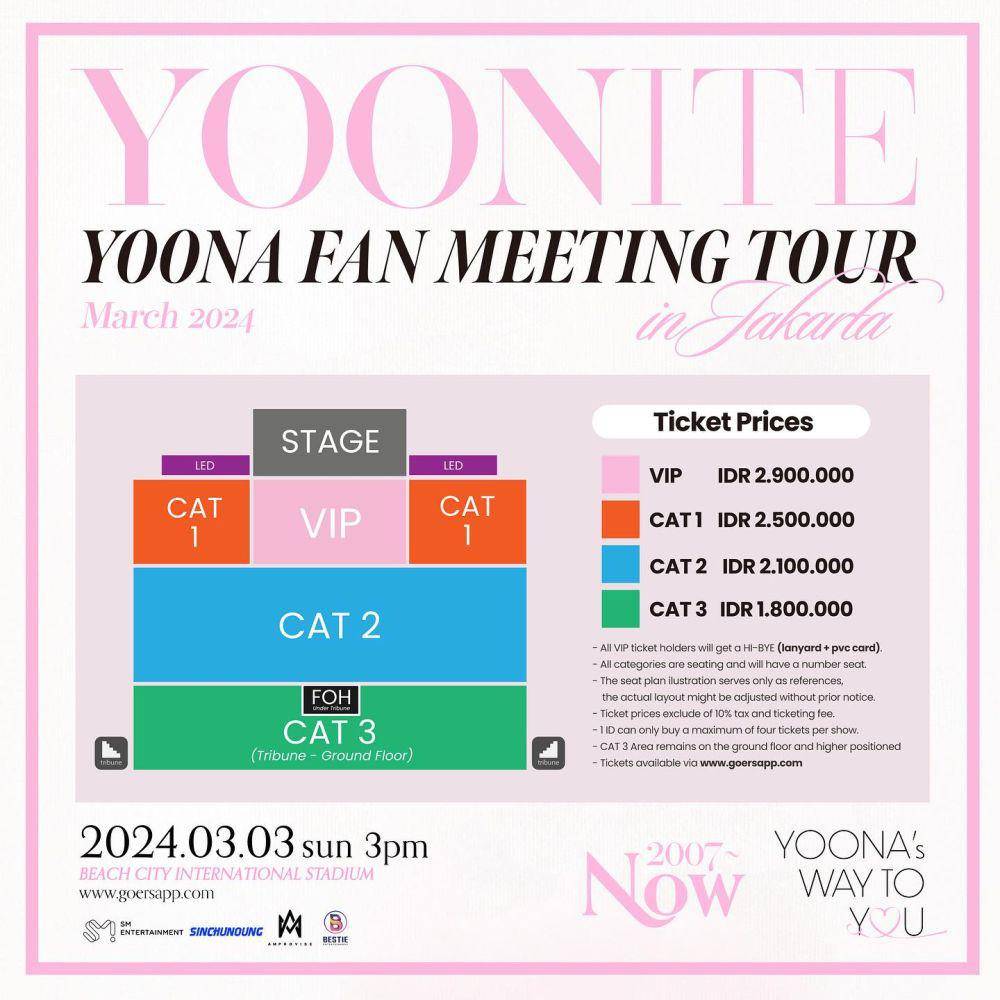 poster fan meeting Yoona SNSD (instagram.com/bestie_ent.id)