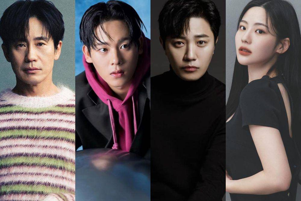 Shin Ha Kyun (instagram.com/hoduent) | Lee Jung Ha (instagram.com/jungha.km) | Jin Goo (instagram.com/varoent_official) | Jo Ah Ram (instagram.com/beyondj_ent)