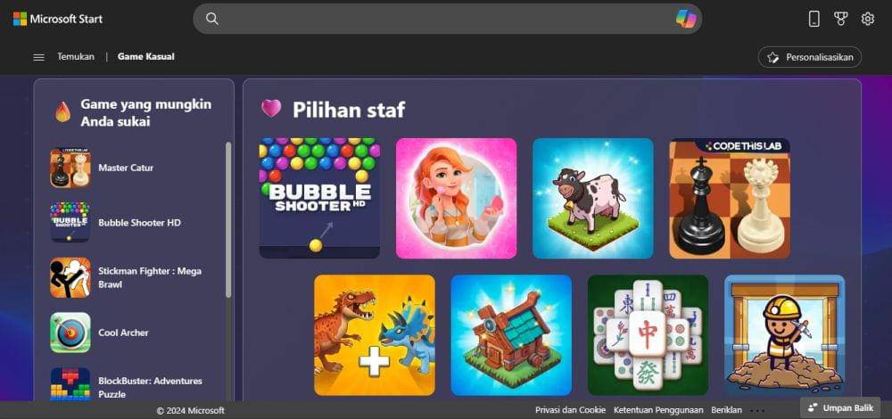 game di Microsoft Edge (dok. Microsoft)