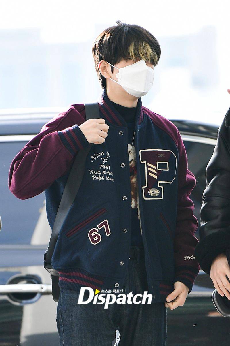 padu padan outwear ala Seungmin Stray Kids (dok. dispatch.co.kr/Oh Min Agija)