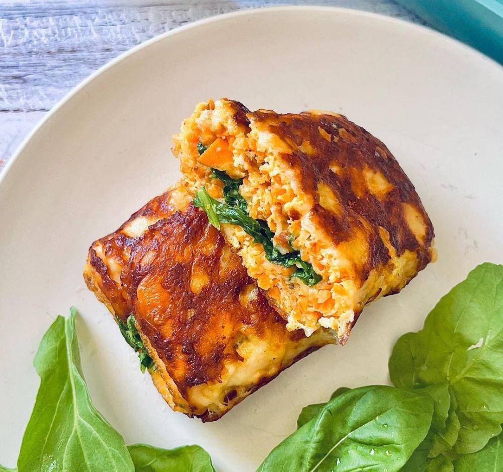 Ilustrasi oat egg roll (instagram.com/cocinando_descalza)