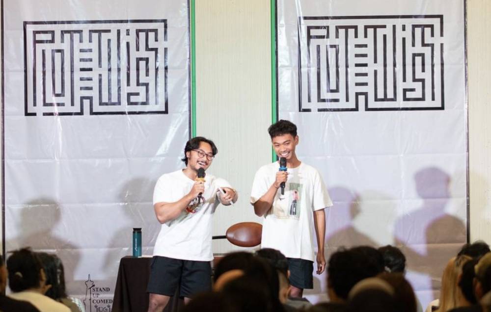 Felix Seda di acara komika di Yogyakarta (instagram.com/kambingalaska)
