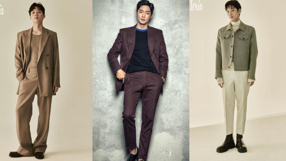 7 Inspirasi outfit casual ala Kang Young Seok, makin stylish di kantor