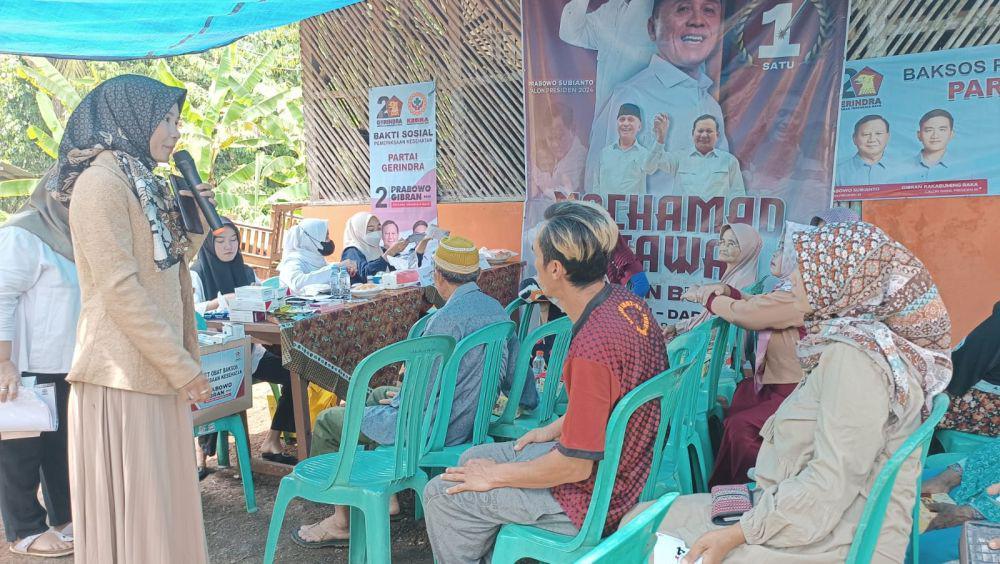 Giliran Ciamis, Caleg Pendukung Iwan Bule Gelar Bakti Kesehatan