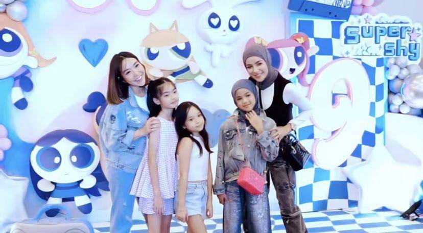 potret artis di perayaan ulang tahun ke-9 Aleena, anak Olla Ramlan (Instagram.com/ollaramlan)