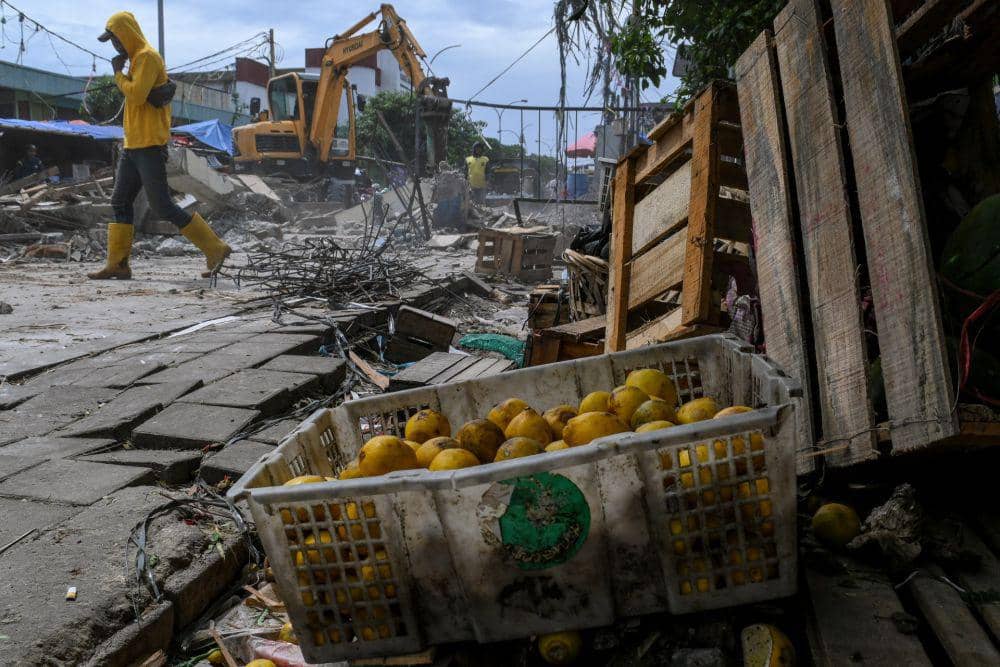 Revitalisasi Pasar Anyar Tangerang (ANTARA FOTO/Sulthony Hasanuddin)
