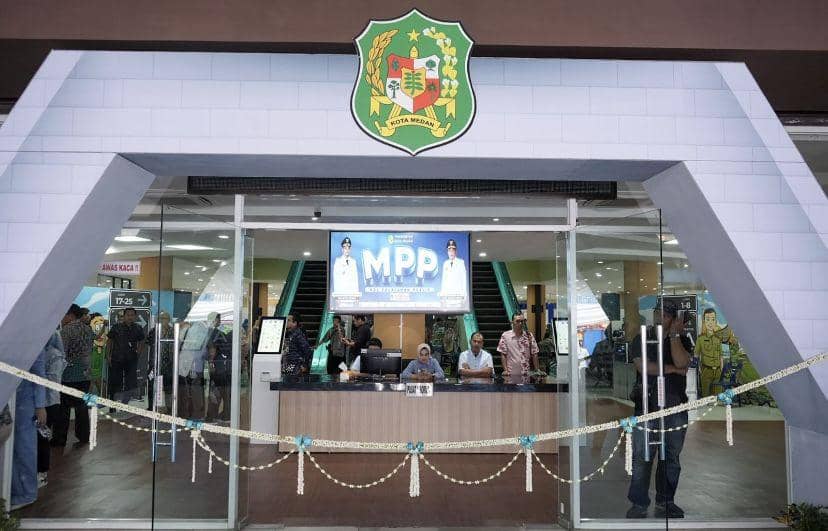 Wali Kota Medan, Bobby Nasution meluncurkan Mal Pelayanan Publik/ MPP Medan (Dok. Diskominfo Medan)