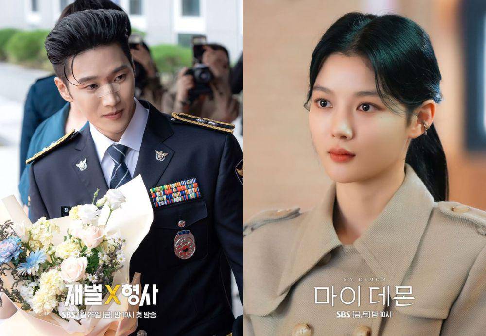 Ahn Bo Hyun di drama Flex X Cop | Kim Yoo Jung di drama My Demon (instagram.com/sbsdrama.official)