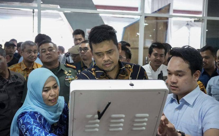 Wali Kota Medan, Bobby Nasution meluncurkan Mal Pelayanan Publik/ MPP Medan (Dok. Diskominfo Medan)