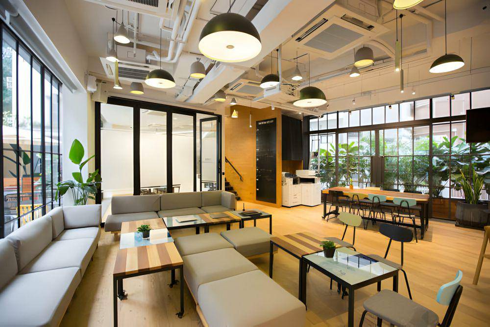 ilustrasi ruang santai di kantor (istockphoto.com/Tera Images)