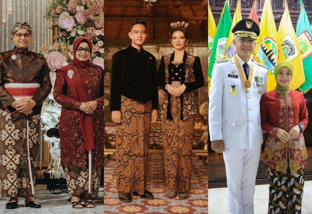 10 Ragam Gaya Kebaya Istri Capres dan Cawapres 2024, Semua Bersahaja!