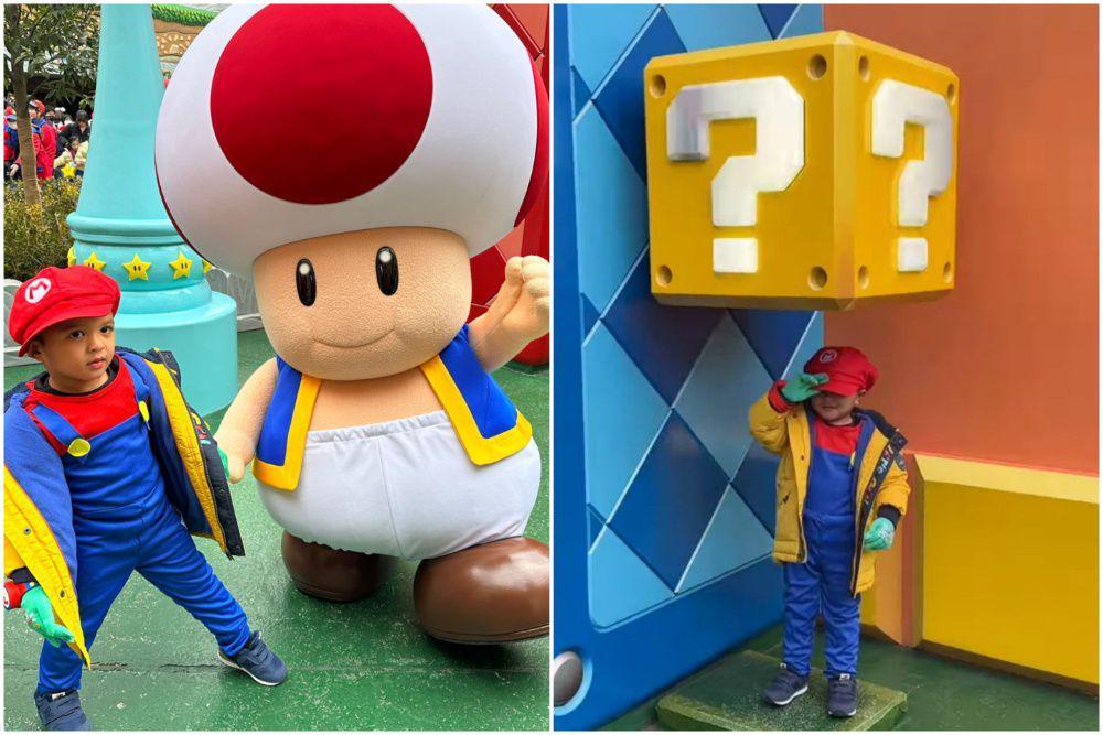 9 Potret Baim Putra Arief Muhammad Main di Universal Studio Jepang