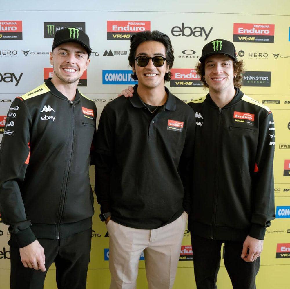 potret Abidzar hadir launching livery VR46 Racing Team di Italia  (instagram.com/abidzar73)