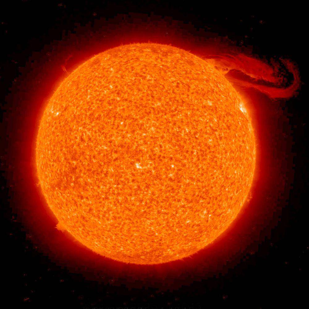 ilustrasi badai matahari (commons.wikimedia.org/NASA)