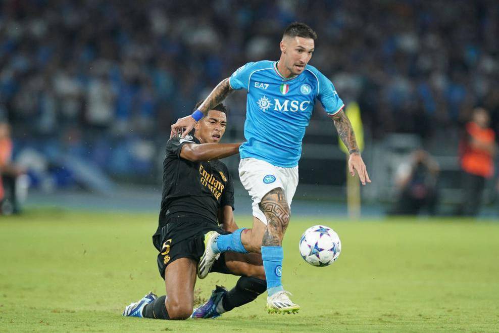 Napoli vs Real Madrid pada fase grup UEFA Champions League 2023/2024. (uefa.com)