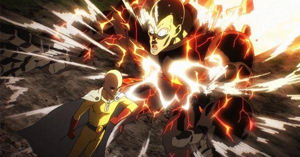 Saitama mengalahkan Hammerhead ( Dok. Madhouse / One Punch Man )