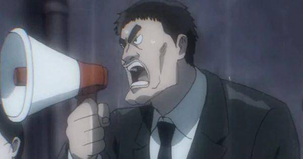 Mountain Ape menggunakan pengeras suara ( Dok. Madhouse / One Punch Man )