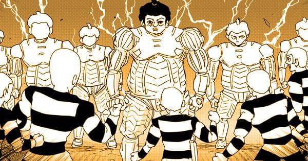 Para pesumo mulai hilang kendali ( Dok. One Punch Man Web Comic )