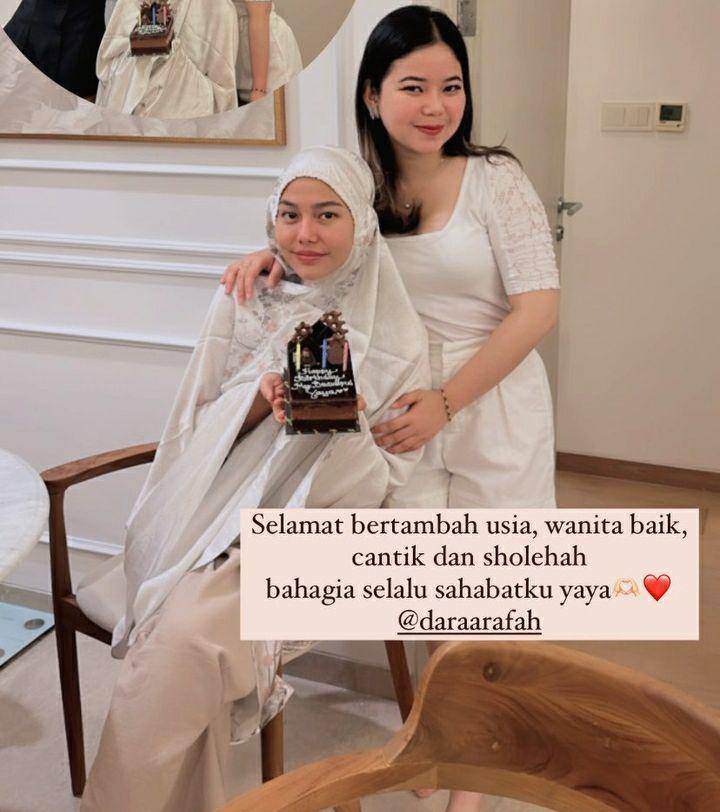 potret kejutan ultah Dara Arafah yang ke-24 (instagram.com/raissasyhptr)